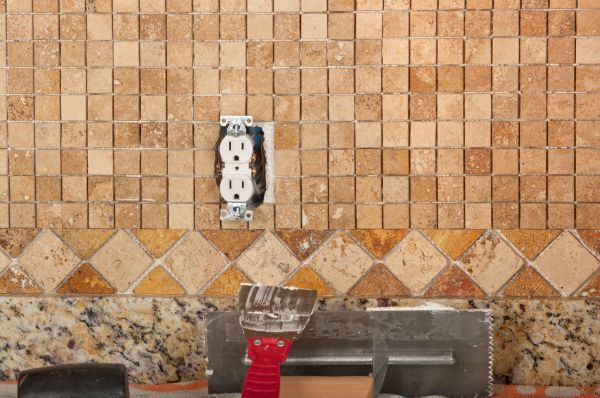 Backsplash Tiling Installation